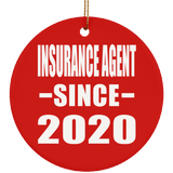 Insurance Agent Since 2020 - Circle Ornament