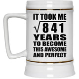 29th Birthday Took Square Root of 841 Years To Awesome - Beer Stein