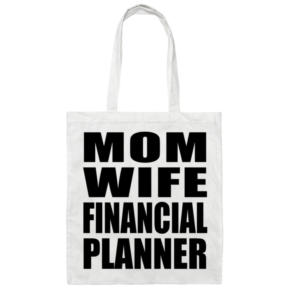 Mom Wife Financial Planner - Tote Bag White