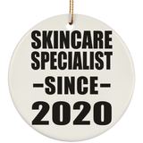 Skincare Specialist Since 2020 - Circle Ornament