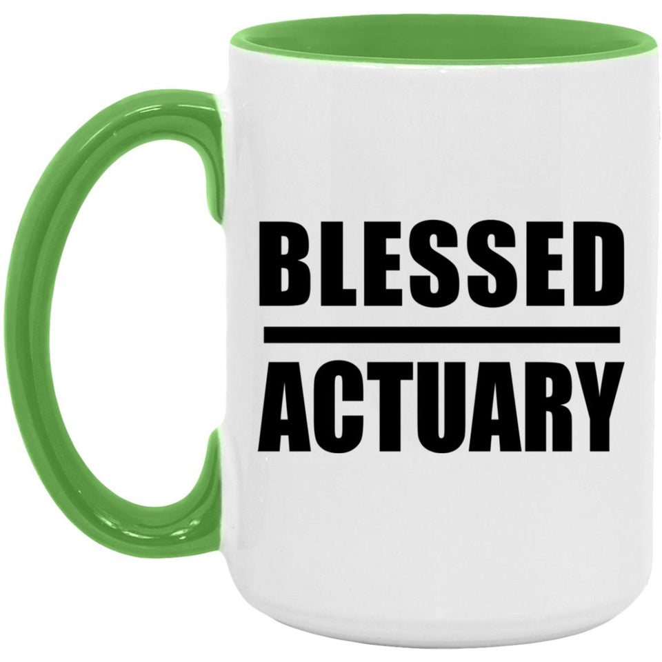 Blessed Actuary - 15oz Accent Mug Green