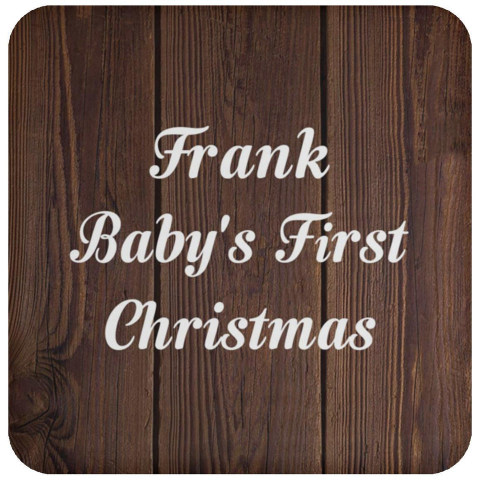 Frank Baby's First Christmas - Drink Coaster D