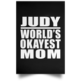 Judy World's Okayest Mom - Poster Portrait