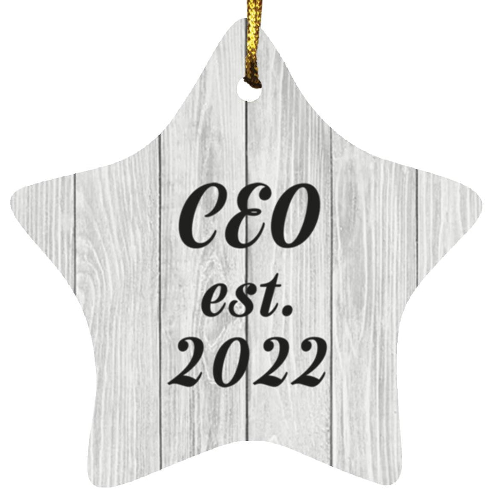 CEO Established Est. 2022 - Star Ornament F