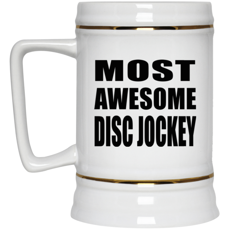 Most Awesome Disc Jockey - Beer Stein