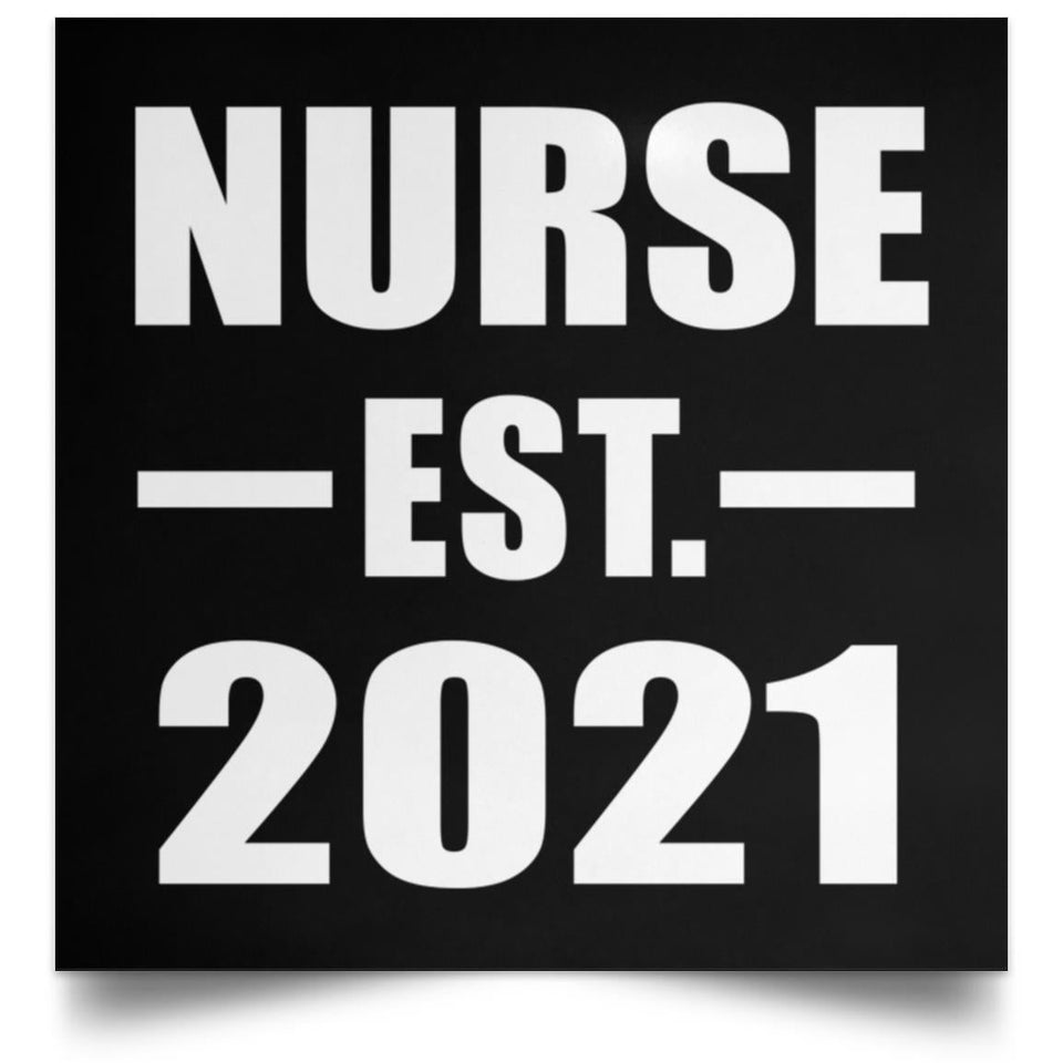 Nurse Established EST. 2021 - Poster Square