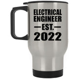 Electrical Engineer Established EST. 2022 - Silver Travel Mug