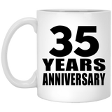 35th Anniversary 35 Years - 11 Oz Coffee Mug