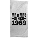 55th Anniversary Mr & Mrs Since 1969 - Hand Towel