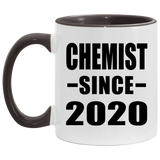 Chemist Since 2020 - 11oz Accent Mug Black