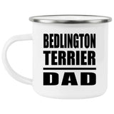 Bedlington Terrier Dad - 12oz Camping Mug