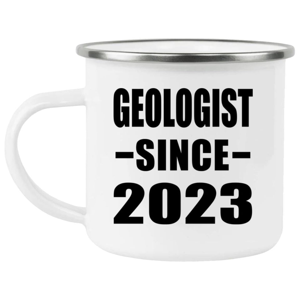 Geologist Since 2023 - 12oz Camping Mug