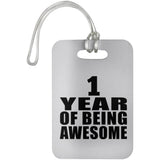 1st Birthday 1 Year Of Being Awesome - Luggage Bag Tag