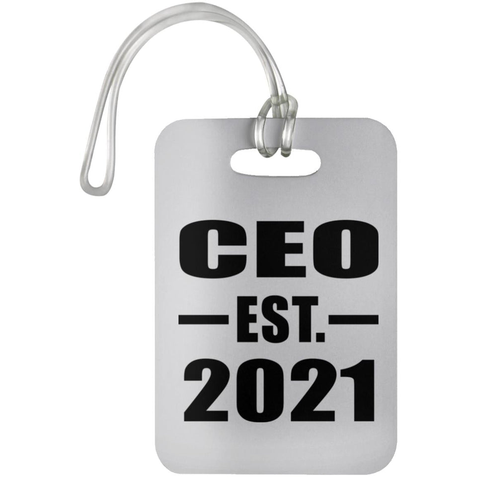 CEO Established EST. 2021 - Luggage Bag Tag