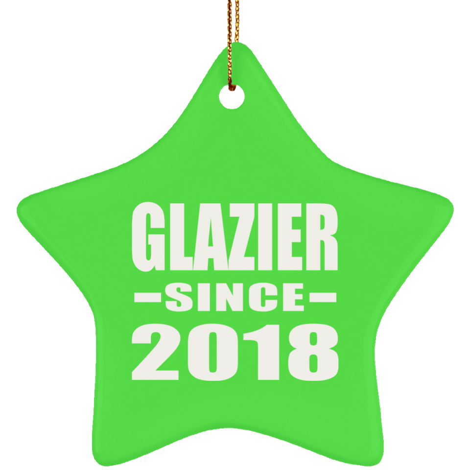 Glazier Since 2018 - Star Ornament
