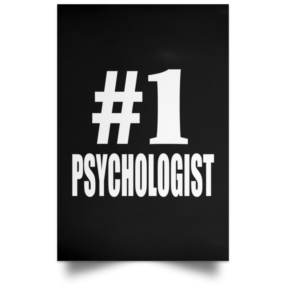 Number One #1 Psychologist - Poster Portrait