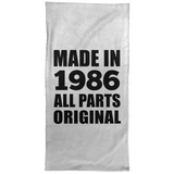 38th Birthday Made in 1986 All Parts Original - Hand Towel