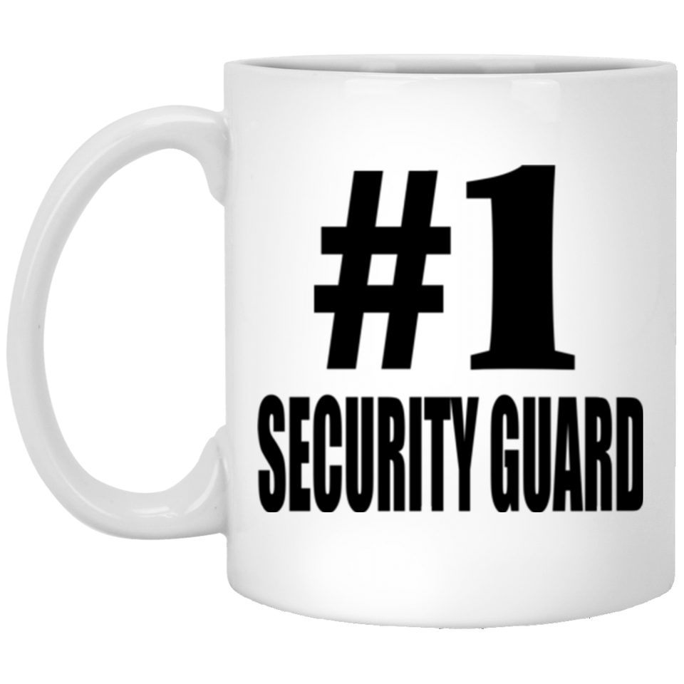 Number One #1 Security Guard - 11 Oz Coffee Mug