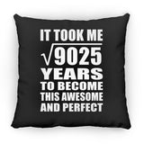 95th Birthday Took Square Root of 9025 Years To Awesome - Throw Pillow Black