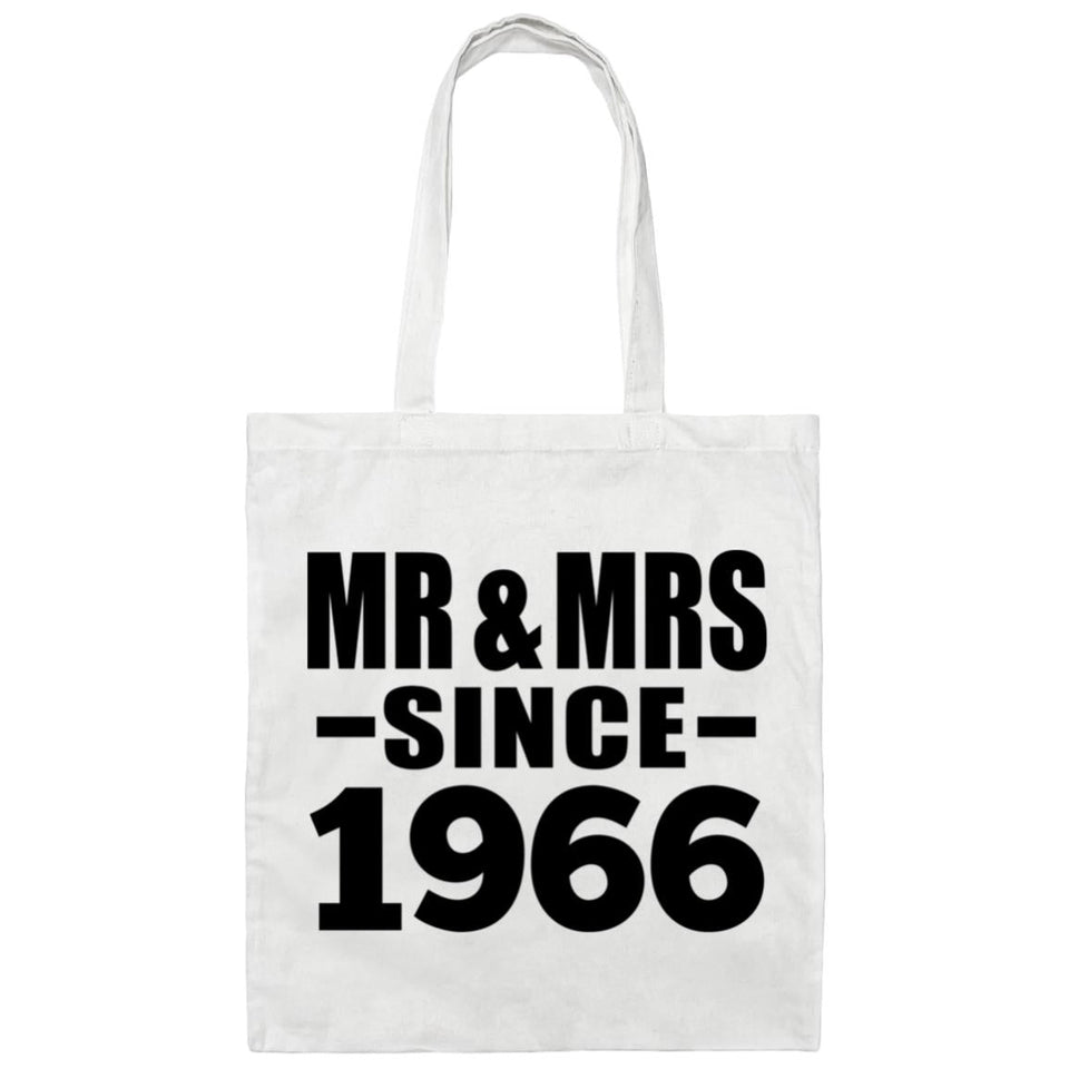 58th Anniversary Mr & Mrs Since 1966 - Tote Bag White
