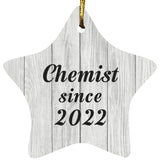 Chemist Since 2022 - Star Ornament F