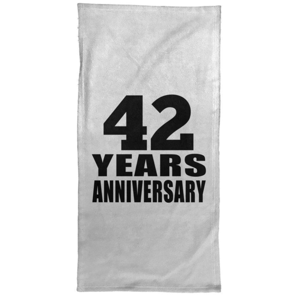 42nd Anniversary 42 Years Anniversary - Hand Towel