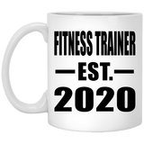 Fitness Trainer Established EST. 2020 - 11oz Coffee Mug