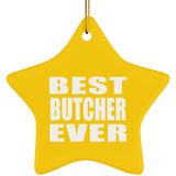 Best Butcher Ever - Star Ornament
