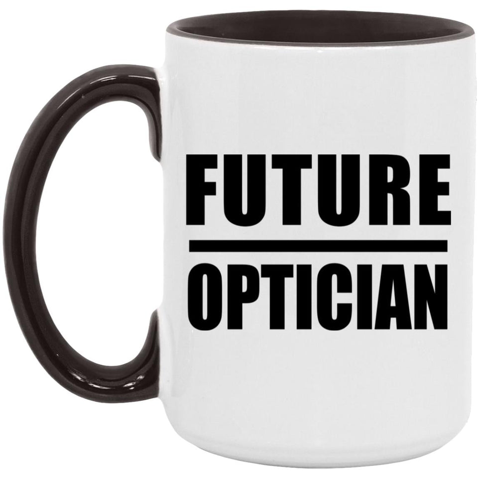 Future Optician - 15oz Accent Mug Black