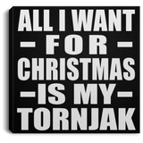 All I Want For Christmas Is My Tornjak - Canvas Square