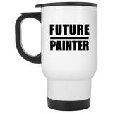 Future Painter - White Travel Mug