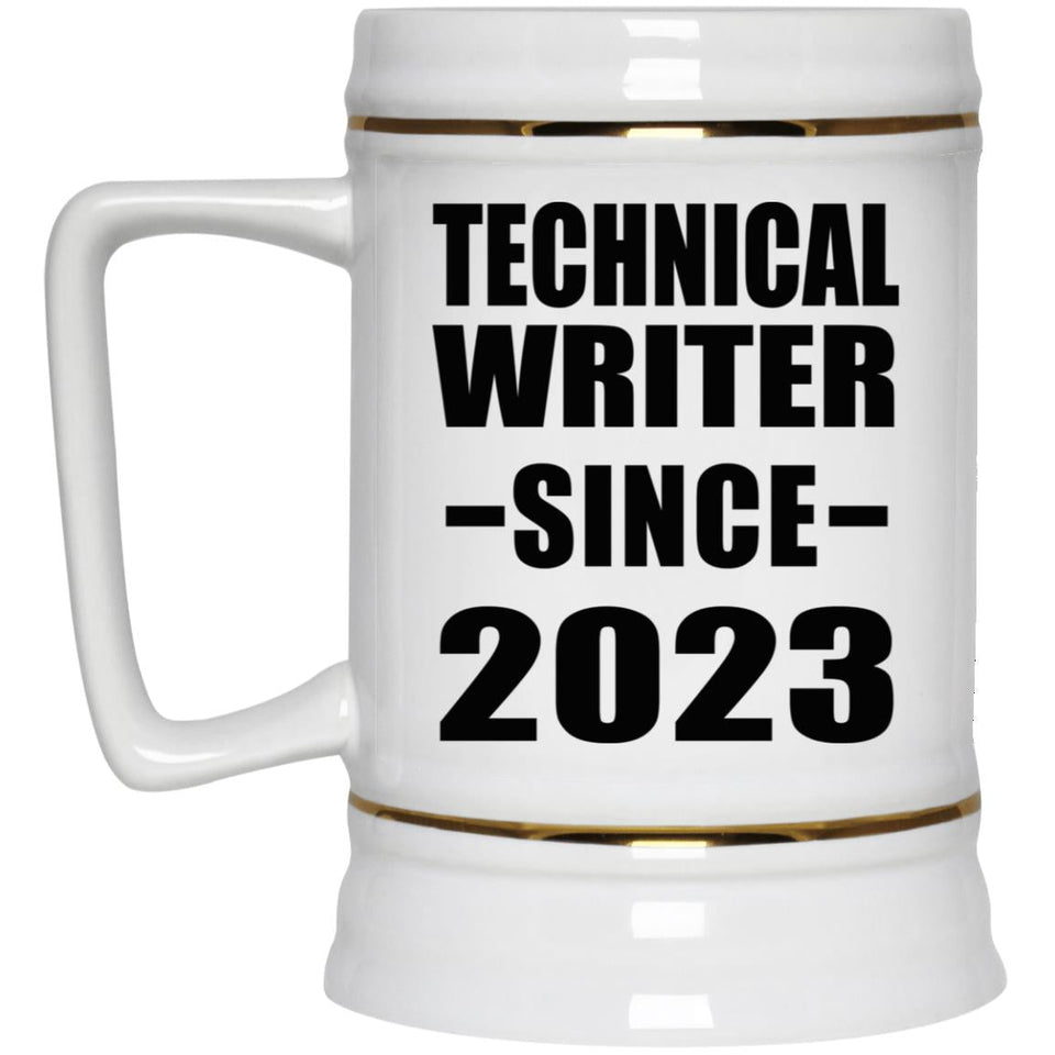 Technical Writer Since 2023 - Beer Stein