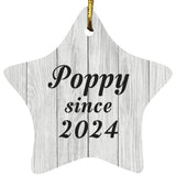 Poppy Since 2024 - Star Ornament F