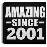 23rd Birthday Amazing Since 2001 - Canvas Square