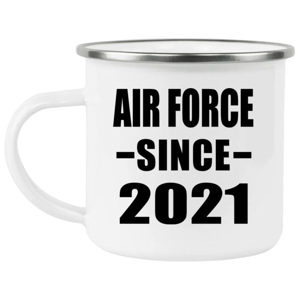 Air Force Since 2021 - 12oz Camping Mug