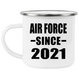 Air Force Since 2021 - 12oz Camping Mug
