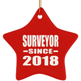 Surveyor Since 2018 - Star Ornament