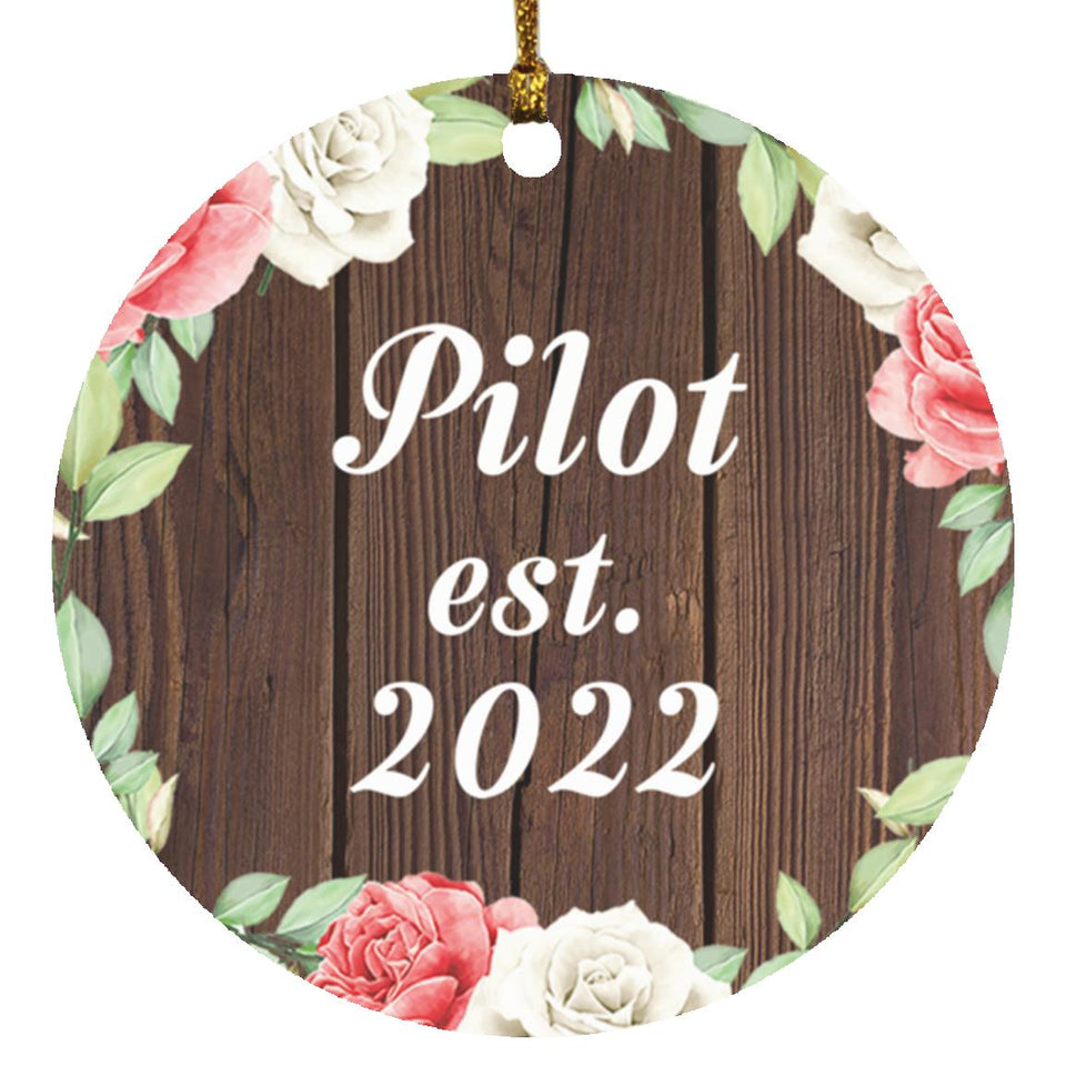 Pilot Established Est. 2022 - Circle Ornament A
