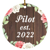 Pilot Established Est. 2022 - Circle Ornament A