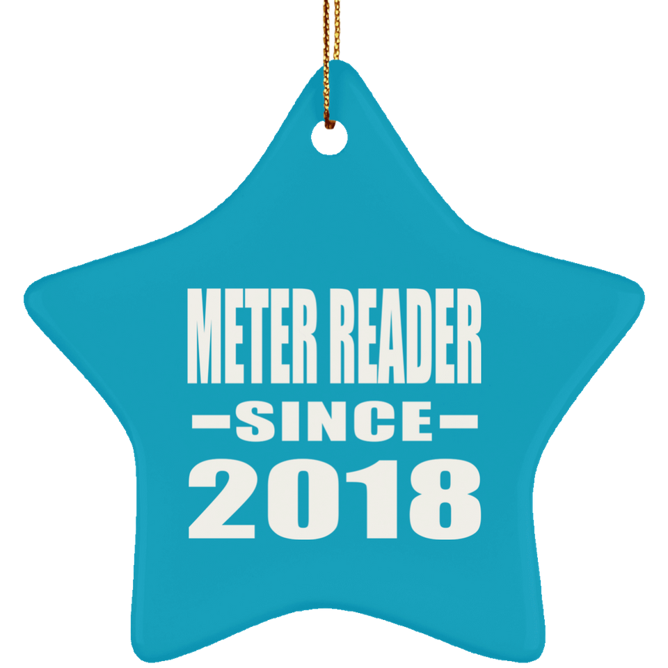 Meter Reader Since 2018 - Star Ornament