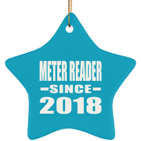Meter Reader Since 2018 - Star Ornament