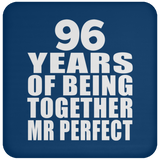 96th Anniversary 96 Years Of Being Mr Perfect - Drink Coaster