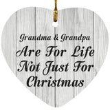Daughter In Law Is For Life Not Just For Christmas - Heart Ornament F
