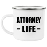 Attorney Life - 12oz Camping Mug
