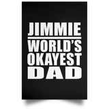 Jimmie World's Okayest Dad - Poster Portrait