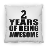 2nd Birthday 2 Years Of Being Awesome - Throw Pillow