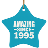 29th Birthday Amazing Since 1995 - Star Ornament
