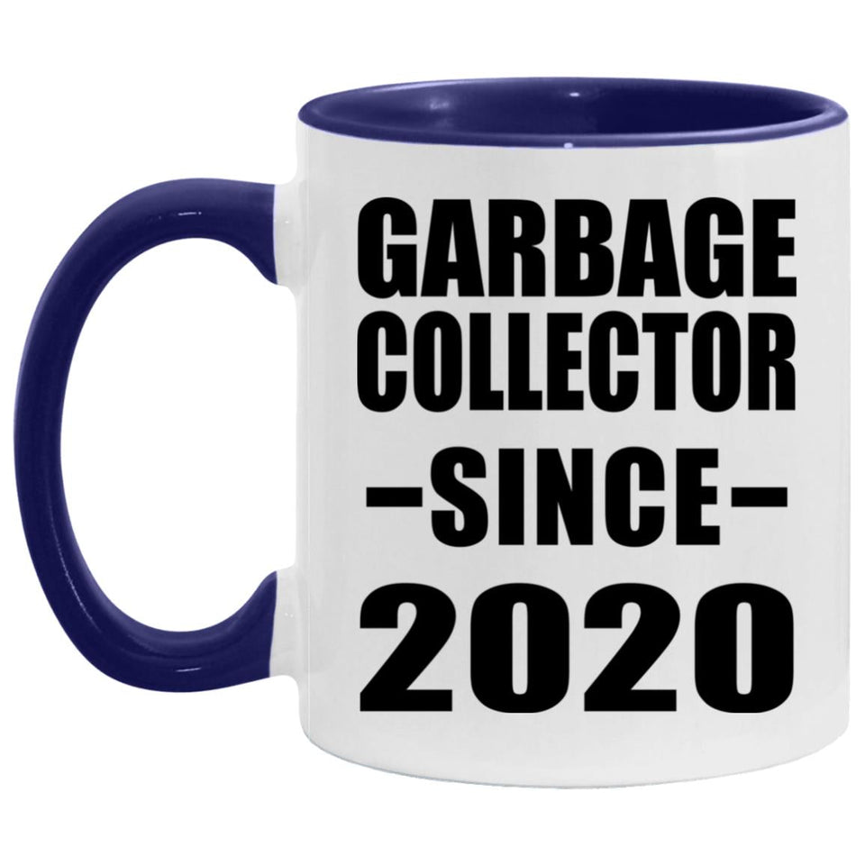 Garbage Collector Since 2020 - 11oz Accent Mug Purple