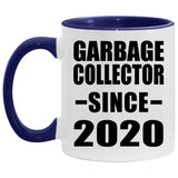 Garbage Collector Since 2020 - 11oz Accent Mug Purple