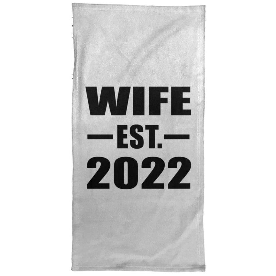 Wife Established EST. 2022 - Hand Towel